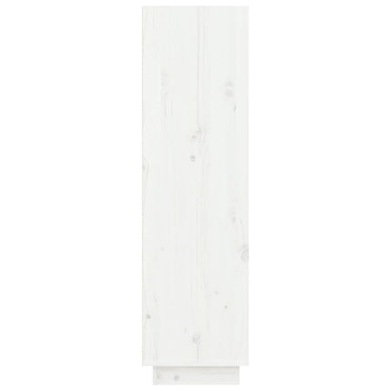 Skoskåp vit 60x34x105 cm massiv furu