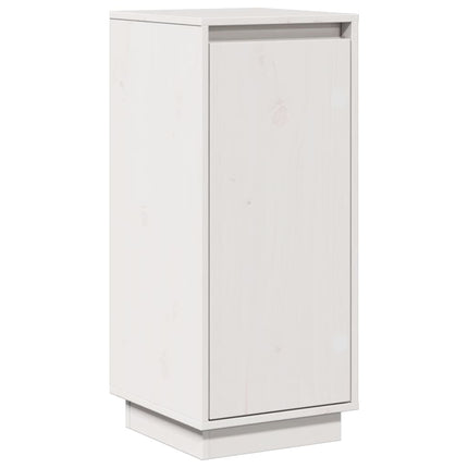 Skänkar 2 st vit 31,5x34x75 cm massiv furu
