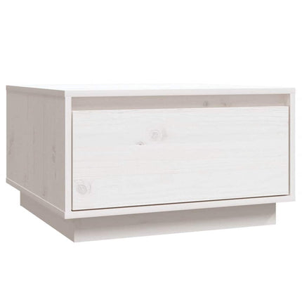 Soffbord vit 55x56x32 cm massiv furu