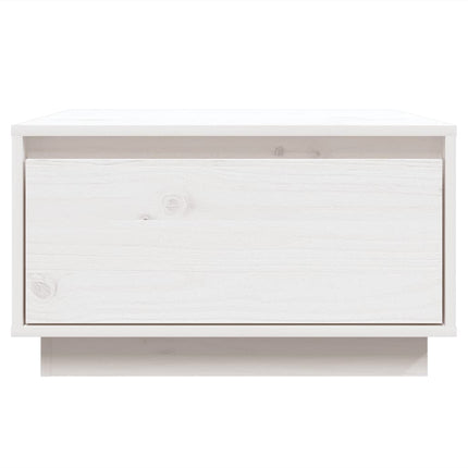 Soffbord vit 55x56x32 cm massiv furu
