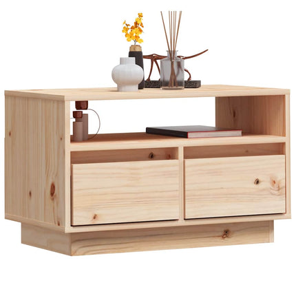 Tv-bänk 60x35x37 cm massiv furu