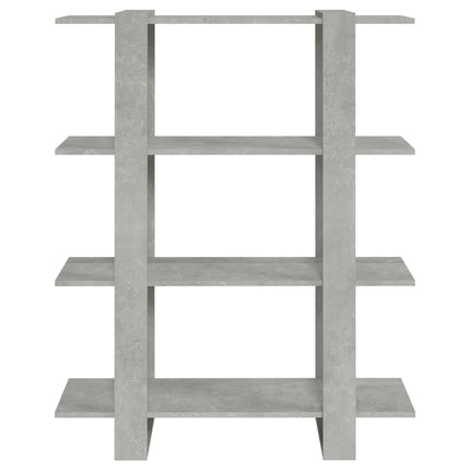 Bokhylla/Rumsavdelare betonggrå 100x30x123,5 cm