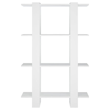 Bokskåp/Rumsavdelare vit 80x30x123,5 cm
