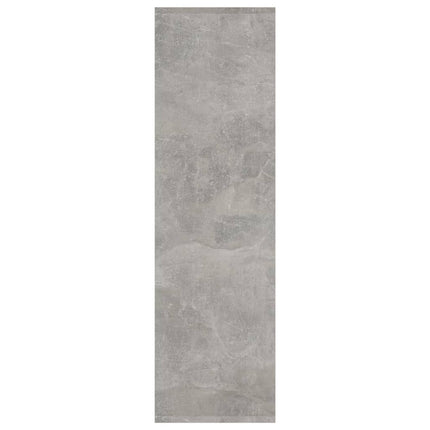 Bokhylla/Rumsavdelare betonggrå 40x30x103 cm konstruerat trä