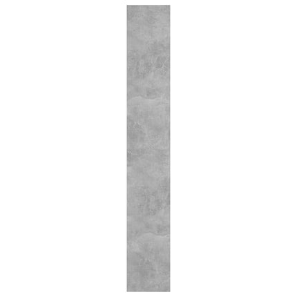 Bokhylla/Rumsavdelare betonggrå 60x30x198 cm