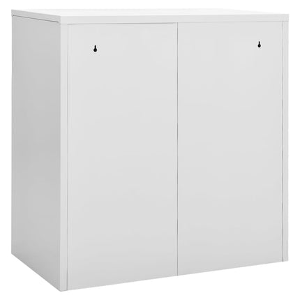 Förvaringsskåp 5 st ljusgrå och blå 90x45x92,5 cm stål