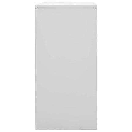 Förvaringsskåp 5 st ljusgrå och blå 90x45x92,5 cm stål