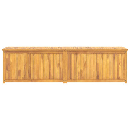 Trädgårdslåda 200x50x55 cm massiv teak