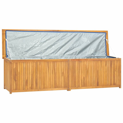 Trädgårdslåda 200x50x55 cm massiv teak