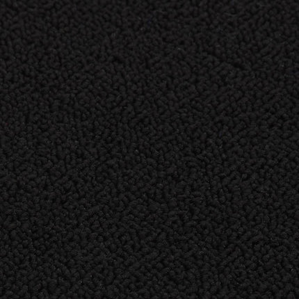 Trappstegsmattor halkfri 15 st 60x25 cm svart rektangulär