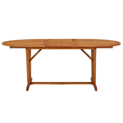 Trädgårdsbord 200x100x75 massivt eukalyptusträ
