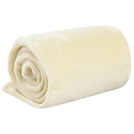 Filt gräddvit 130x170 cm polyester