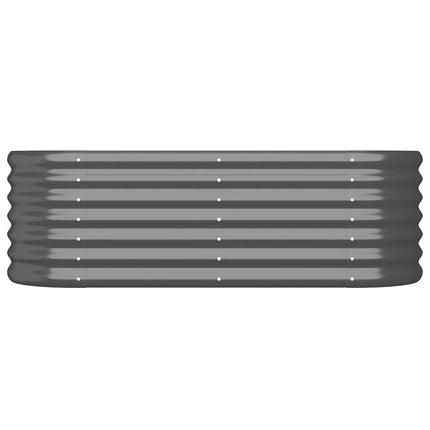 Odlingslåda galvaniserat stål 114x40x36 cm antracit
