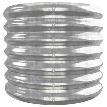 Odlingslåda galvaniserat stål 332x40x36 cm silver