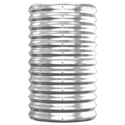 Odlingslåda galvaniserat stål 152x40x68 cm silver