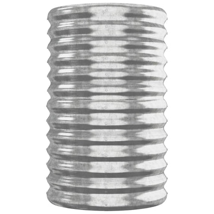 Odlingslåda galvaniserat stål 260x40x68 cm silver