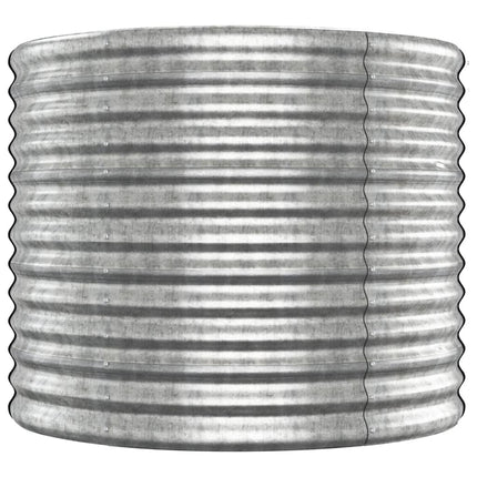 Odlingslåda pulverlackerat stål 512x80x68 cm silver