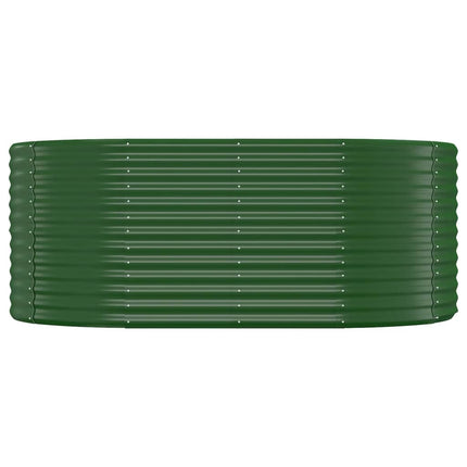 Odlingslåda galvaniserat stål 175x100x68 cm grön
