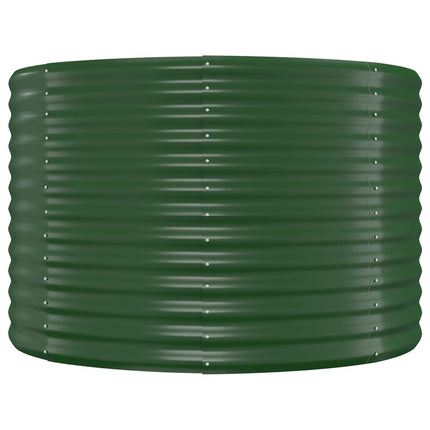 Odlingslåda galvaniserat stål 175x100x68 cm grön