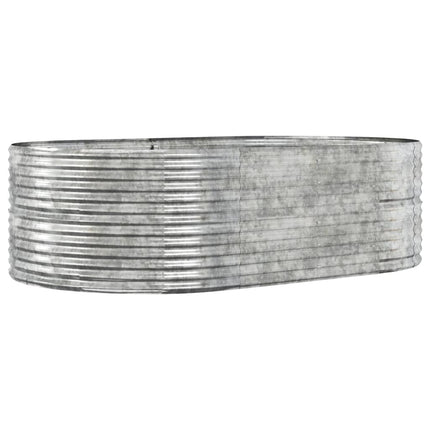 Odlingslåda silver 212x140x68 cm galvaniserat stål
