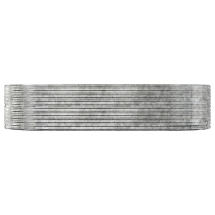 Odlingslåda silver 291x140x68 cm galvaniserat stål