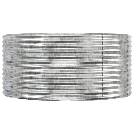 Odlingslåda silver 291x140x68 cm galvaniserat stål