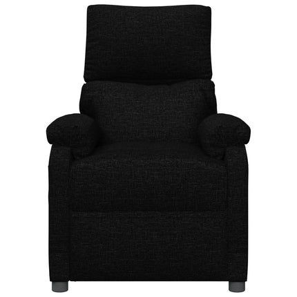 Reclinerfåtölj svart tyg