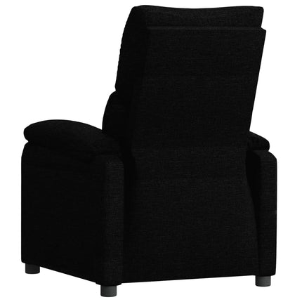 Reclinerfåtölj svart tyg