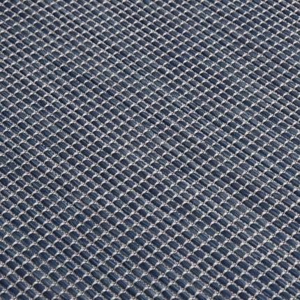 Utomhusmatta plattvävd 200x280 cm blå