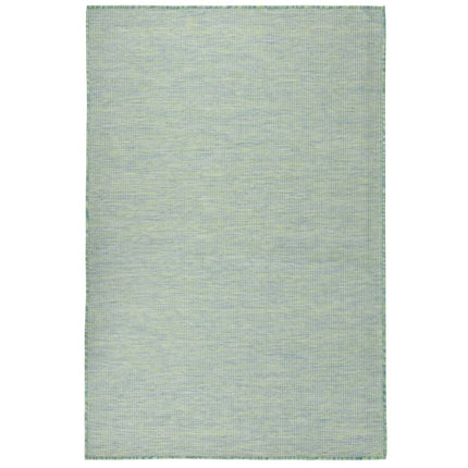 Utomhusmatta plattvävd 120x170 cm turkos