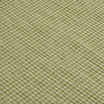 Utomhusmatta plattvävd 80x250 cm grön