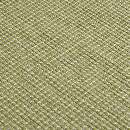 Utomhusmatta plattvävd 120x170 cm grön