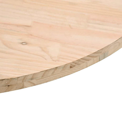 Bordsskiva Ø80x2,5 cm massiv furu