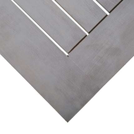 Trädgårdsbord grå 200x100x75 massivt akaciaträ