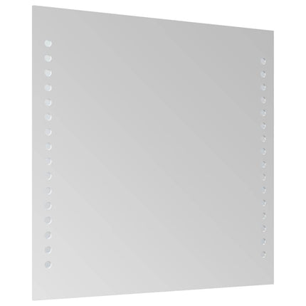 Badrumsspegel LED 30x30 cm