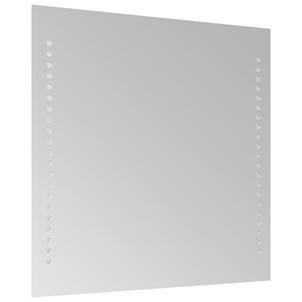 Badrumsspegel LED 40x40 cm
