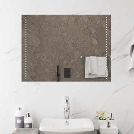 Badrumsspegel LED 80x60 cm
