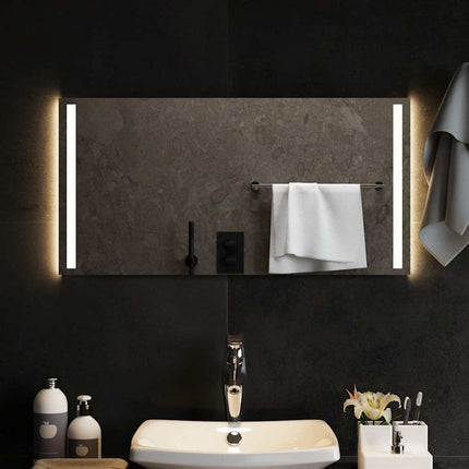Badrumsspegel LED 80x40 cm