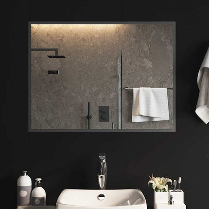 Badrumsspegel LED 80x60 cm