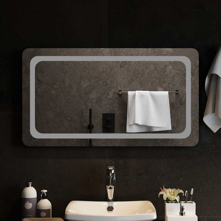 Badrumsspegel LED 90x50 cm