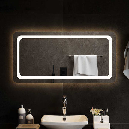 Badrumsspegel LED 100x50 cm