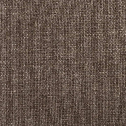Vilstol med fotpall taupe tyg