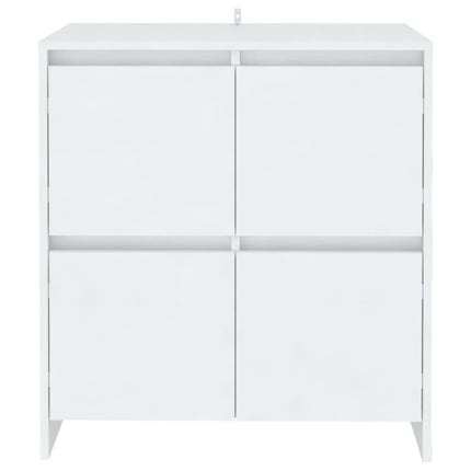 Skänkar 2 st vit 70x41x75 cm konstruerat trä