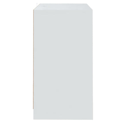 Skänkar 2 st vit 70x41x75 cm konstruerat trä
