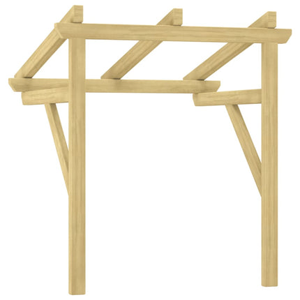 Entrétak 100x100x80 cm impregnerad massiv furu