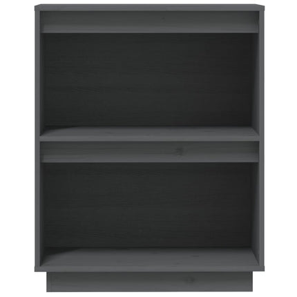 Konsolbord grå 60x34x75 cm massiv furu