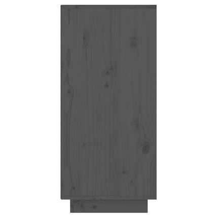 Konsolbord grå 60x34x75 cm massiv furu