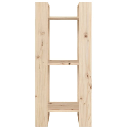 Bokhylla/rumsavdelare 41x35x91 cm massiv furu