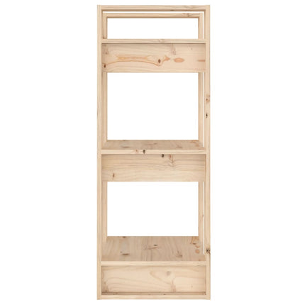 Bokhylla/rumsavdelare 41x35x91 cm massiv furu