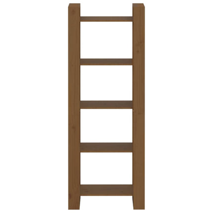 Bokhylla/rumsavdelare honungsbrun 60x35x160 cm massiv furu